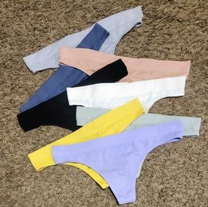Soma Ribbed Aloe Thong-Lot Of 8, NWOT, Sz Large
